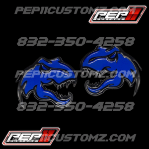 TRX FENDER EMBLEMS Black/Blue