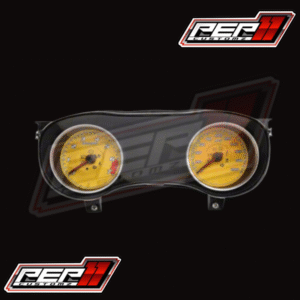 Dodge Charger Daytona Edition Gauge Face; 200 MPH; Yellow
