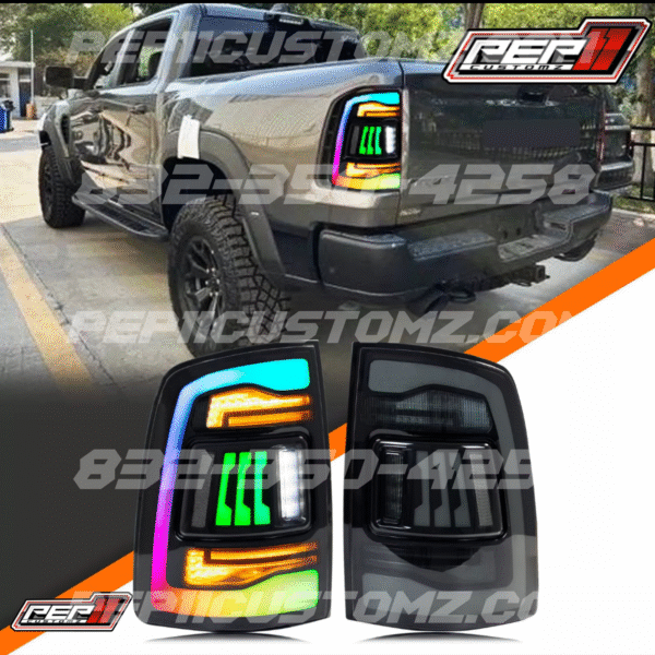 RAM 1500 2009-2012 4TH GEN RGB LED SEQUENTIAL TAILLIGHTS