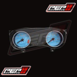 Dodge Charger Daytona Edition Gauge Face; 180 MPH; Light Blue
